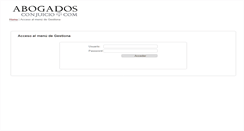 Desktop Screenshot of gestiona.abogadosconjuicio.com